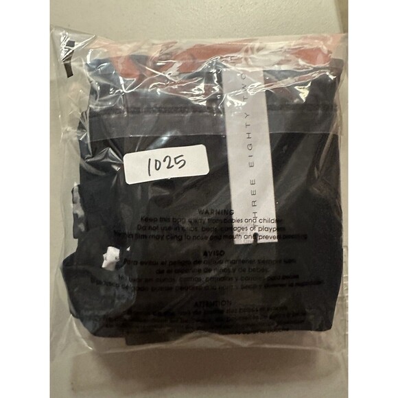 Three Eighty Two Dress Womens Large Black One Shoulder Knee Length Minimalist - Picture 8 of 8